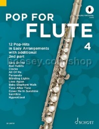 Pop For Flute Vol. 4 (Book & Online Audio)